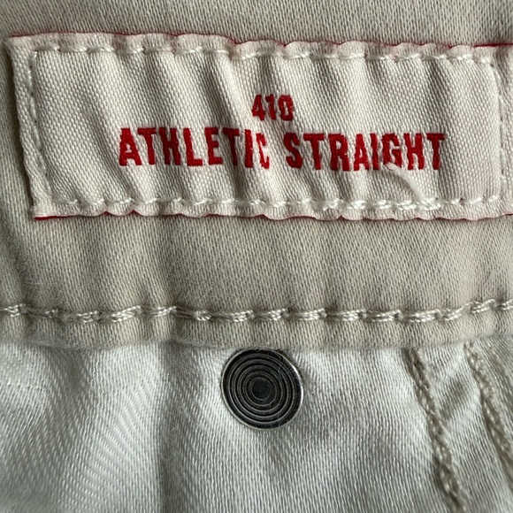 Lucky Brand 410 Athletic Straight Khaki Pants Men’s 38x30 Stretch Beige - Picture 6 of 14